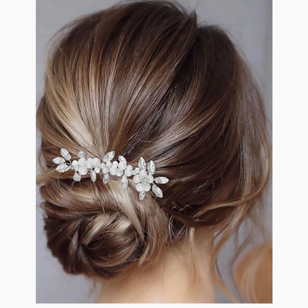 NWT Bridal Floral Hair Piece